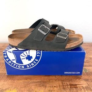 Birkenstock Arizona Sandals Leather Soft Foot 13